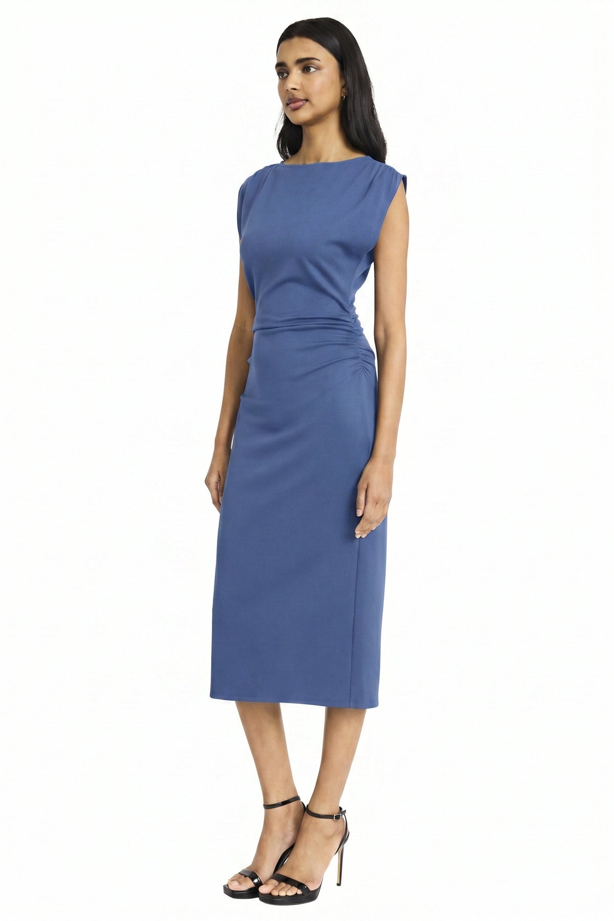 Leonor Midi Sheath Dress in Ponte