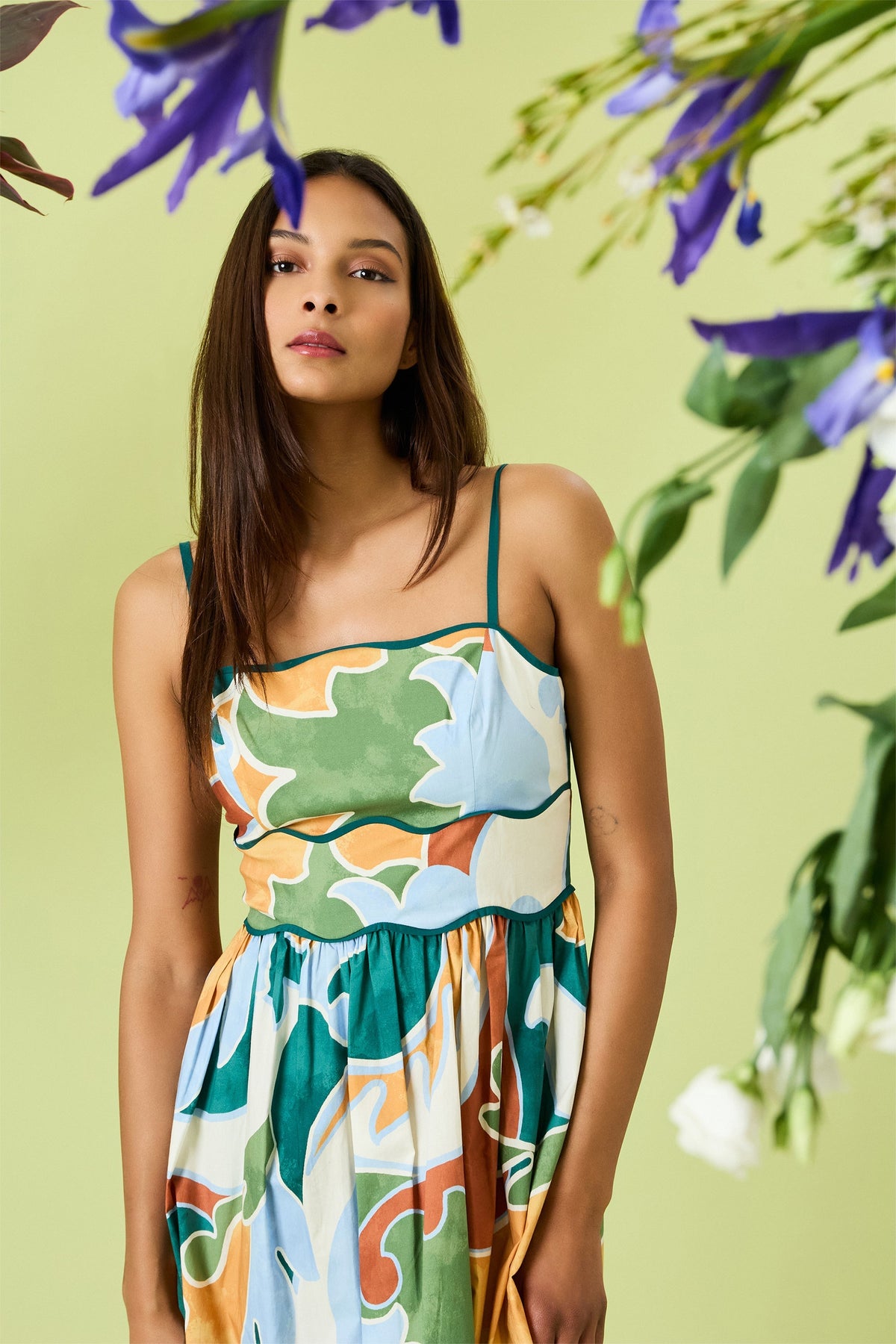 Selina in Feather Paisley - FINAL SALE