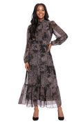 Lettie Ruffle Neck Tiered Maxi - FINAL SALE