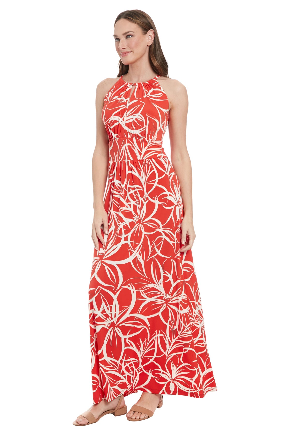 Simone Curve in Floral Scribble - FINAL SALE