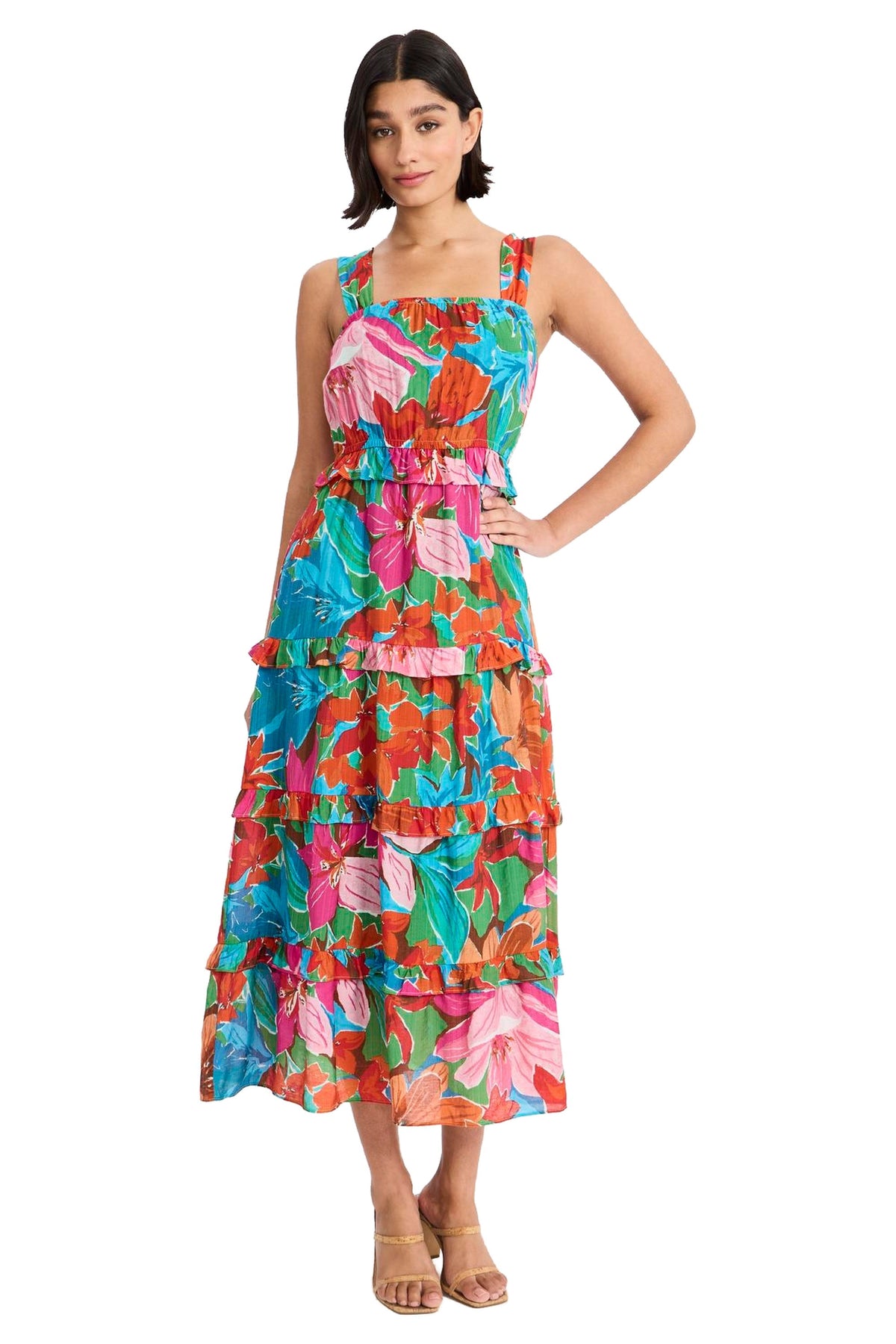 Martha Tiered Ruffle Midi - FINAL SALE