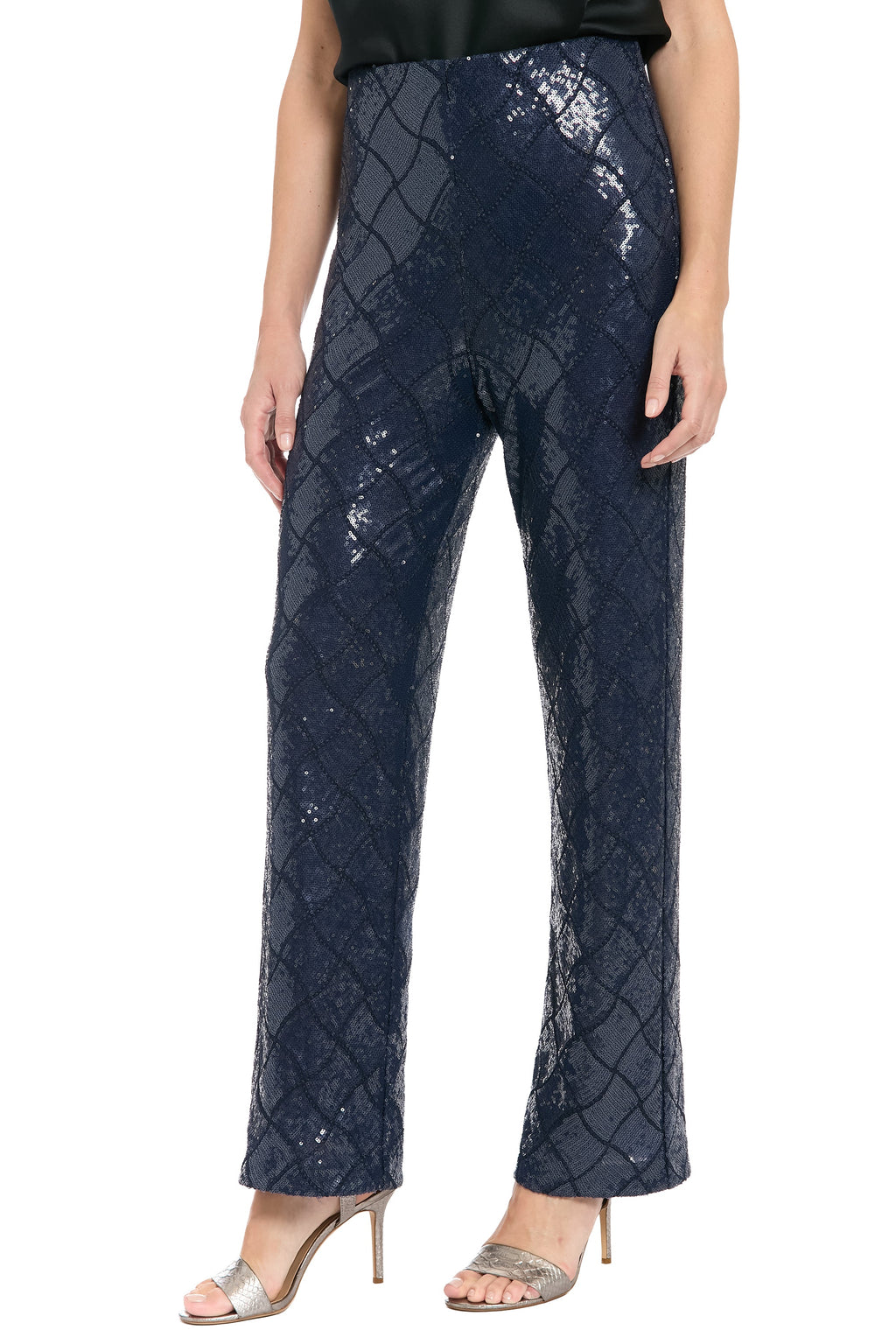Tribeca in Diamond Sequin Pants