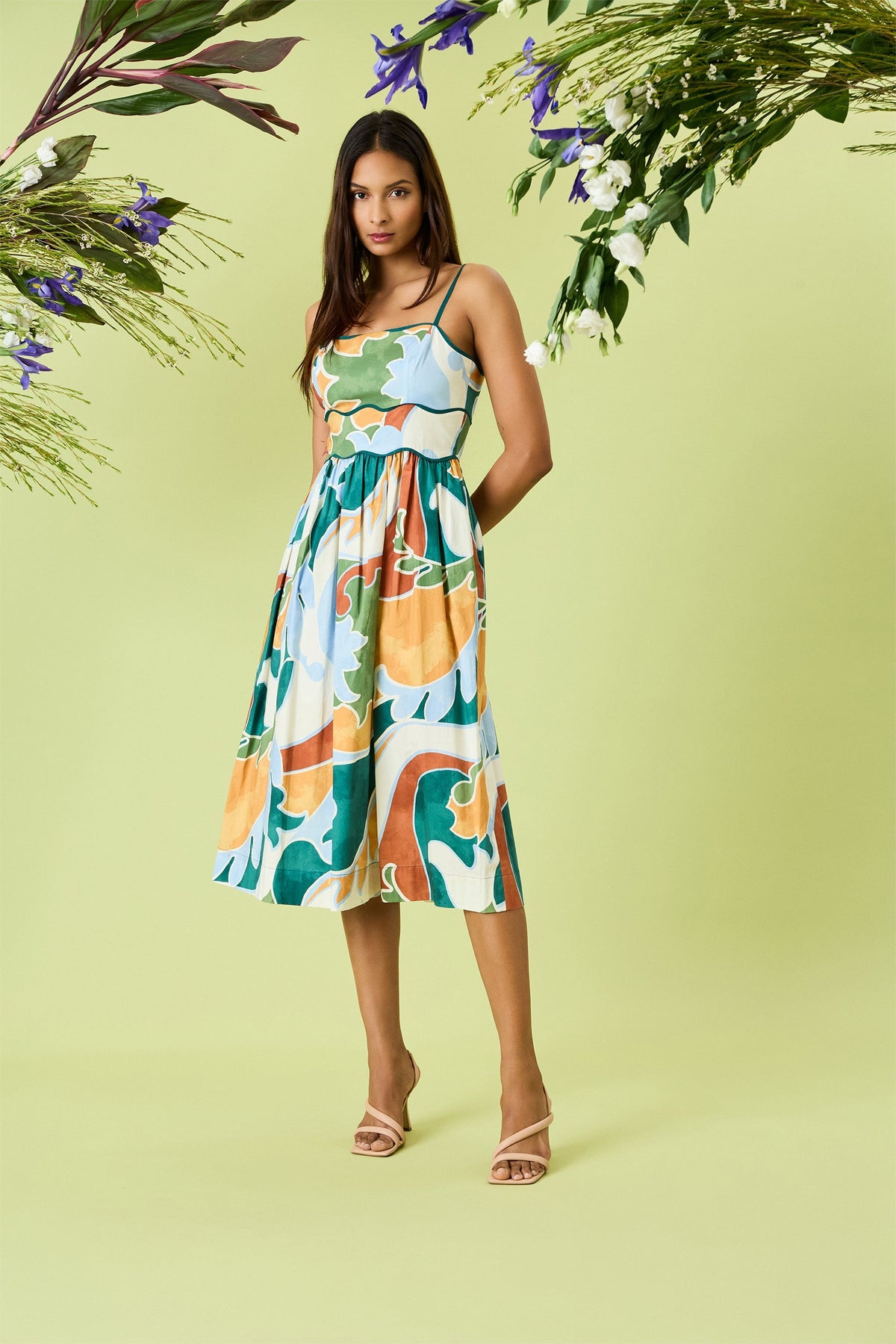 Selina in Feather Paisley - FINAL SALE