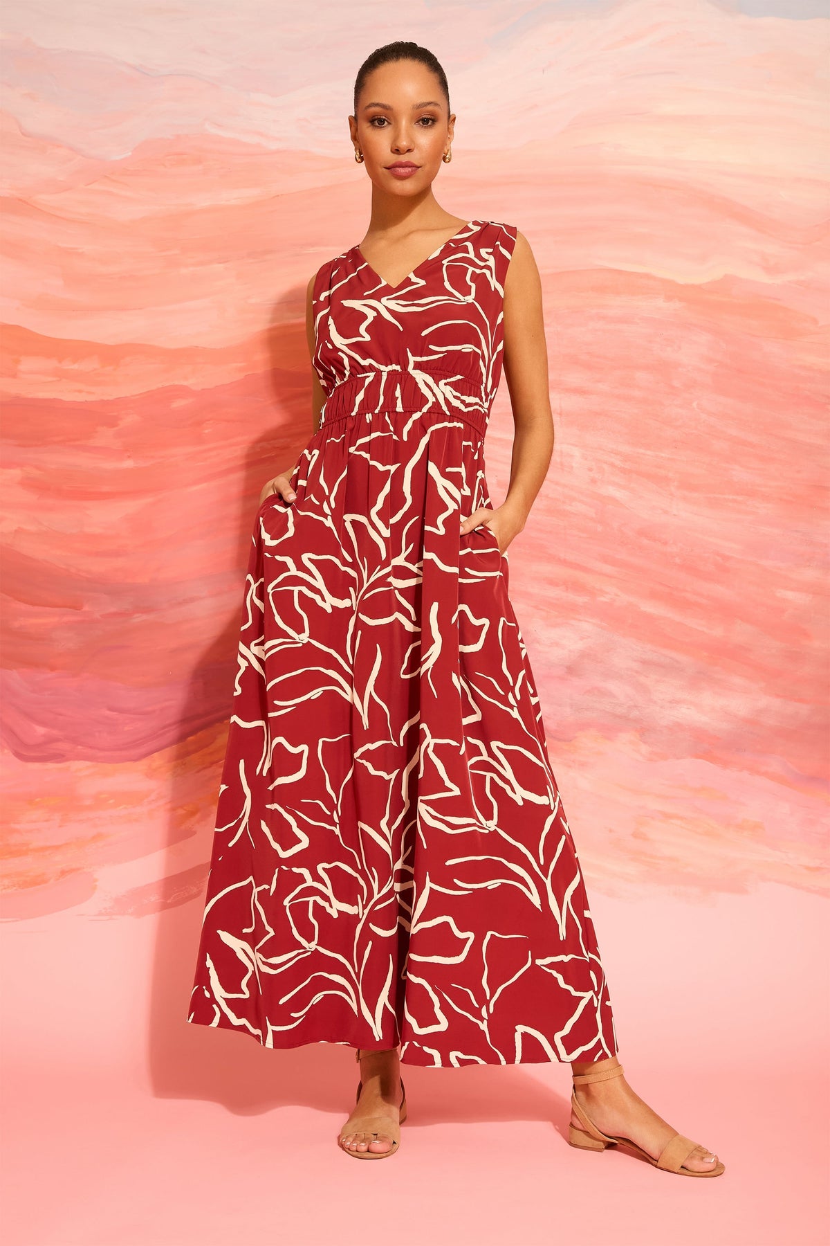 Odessa Smocked Waist Maxi