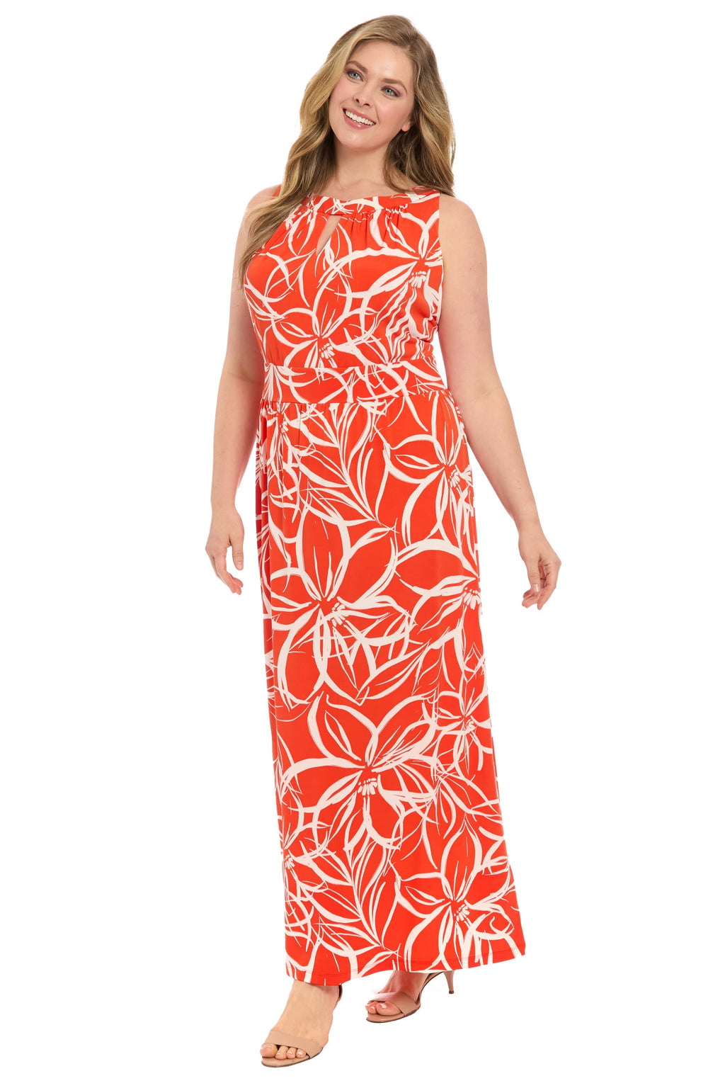 Simone Curve in Floral Scribble - FINAL SALE