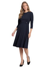 Saie A-line Midi Dress