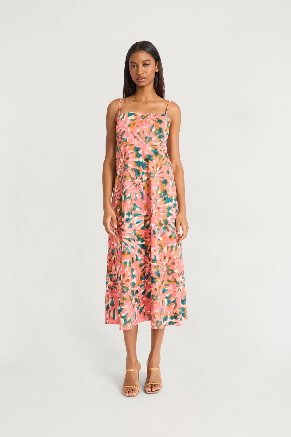 Lionel Cotton Spaghetti Strap Midi - FINAL SALE