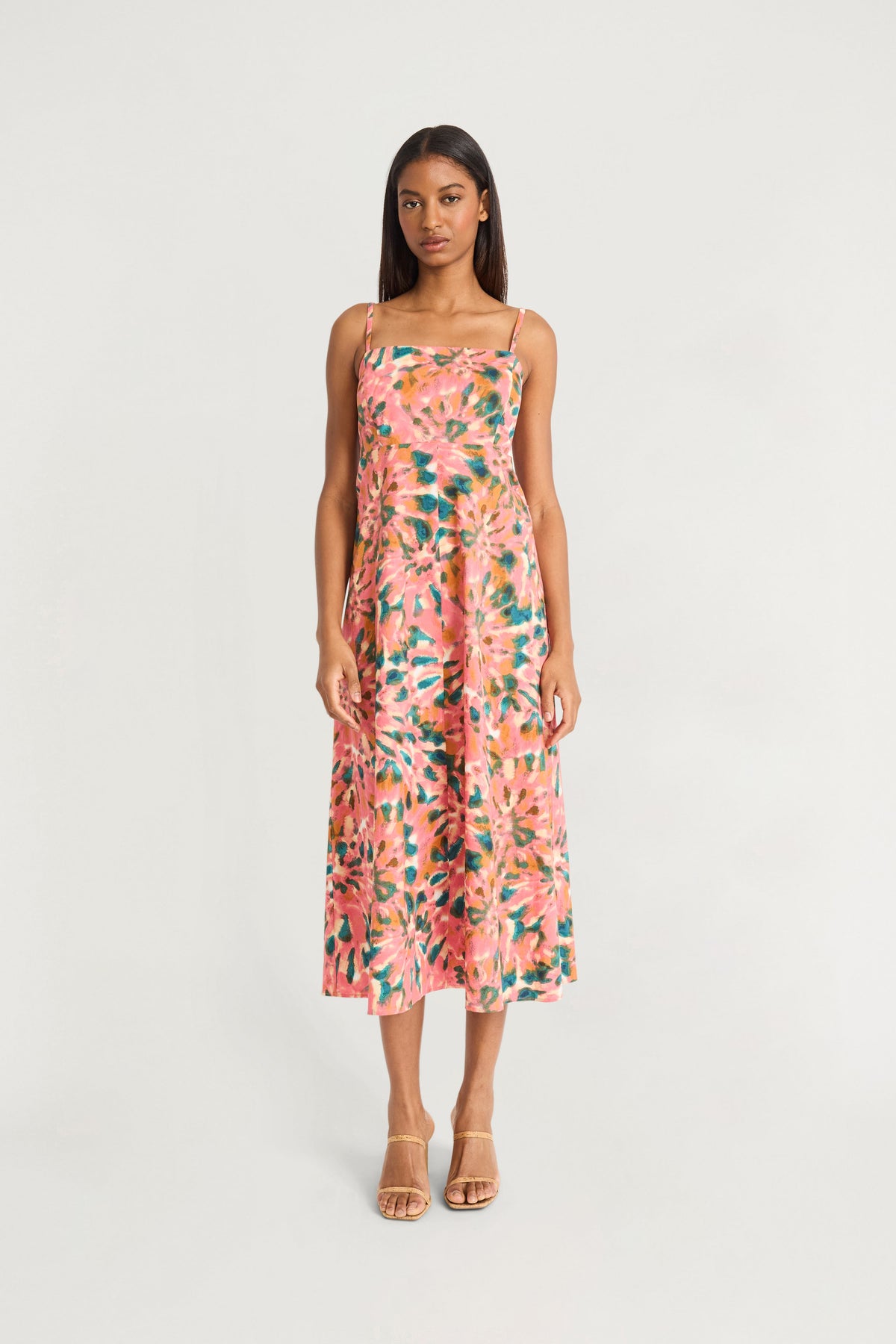 Lionel Cotton Spaghetti Strap Midi - FINAL SALE