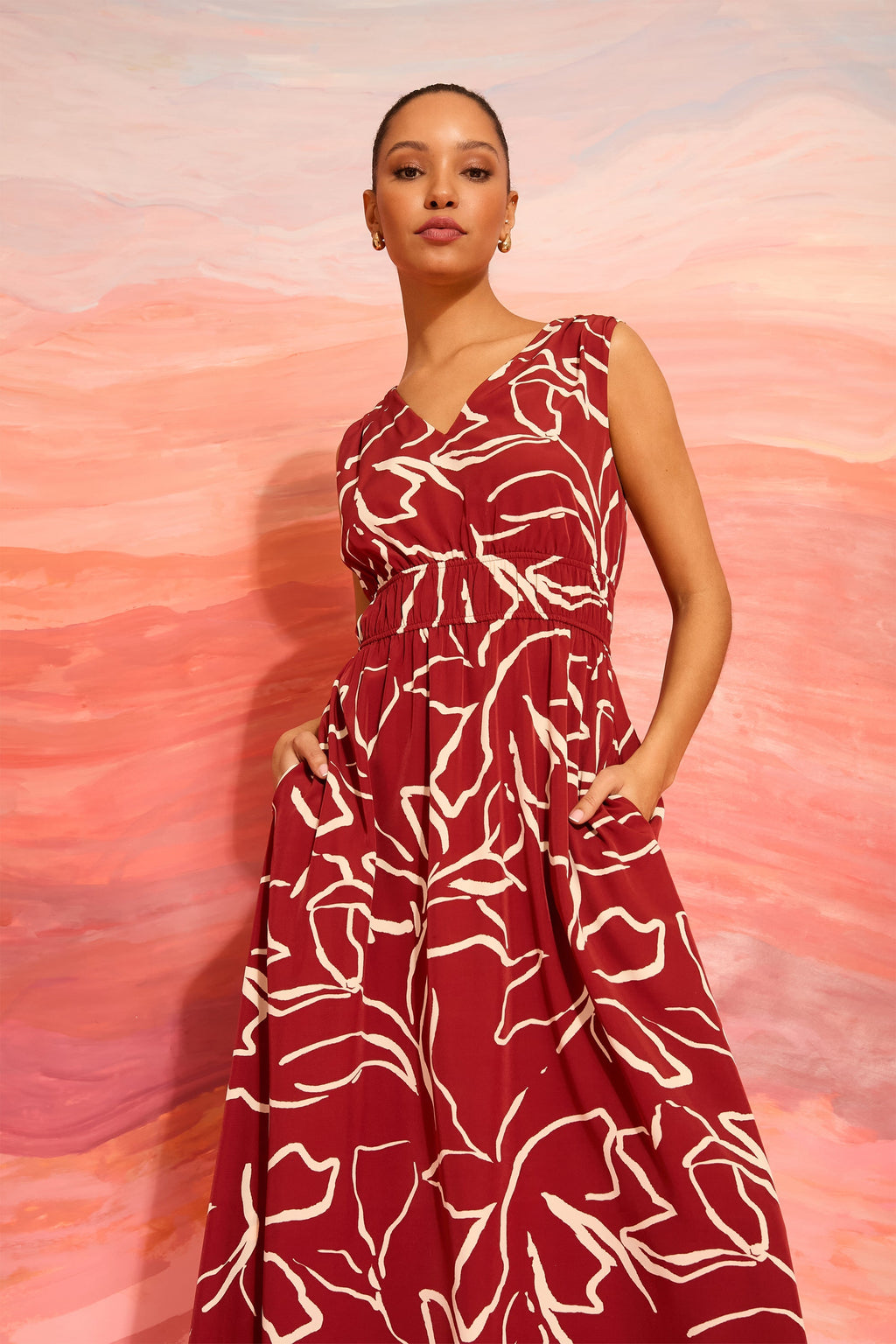 Odessa Smocked Waist Maxi