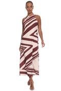 Quincy Midi Shift Dress in Studio Strokes