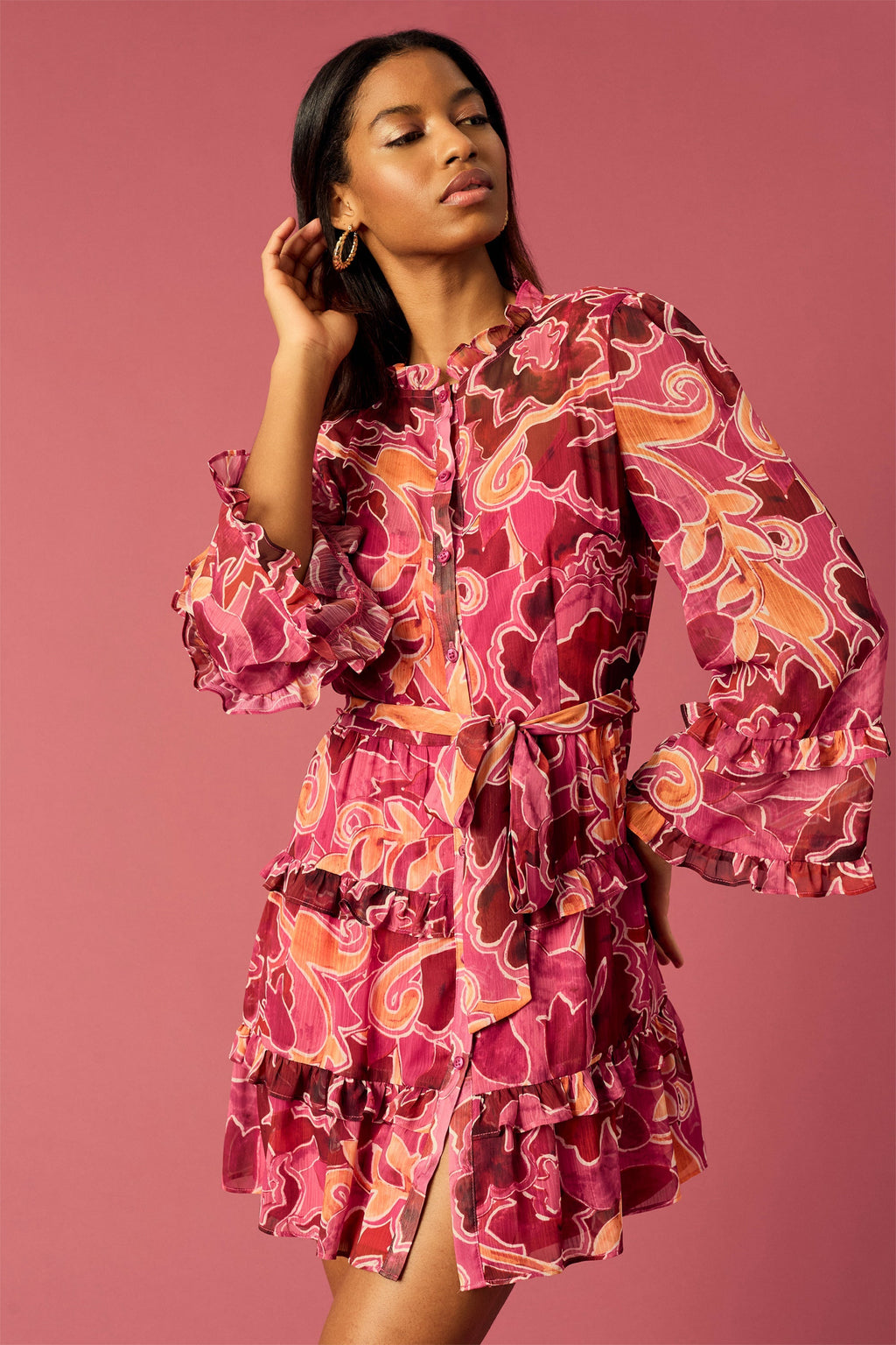 Tania Shirtdress in Tilila Floral - FINAL SALE