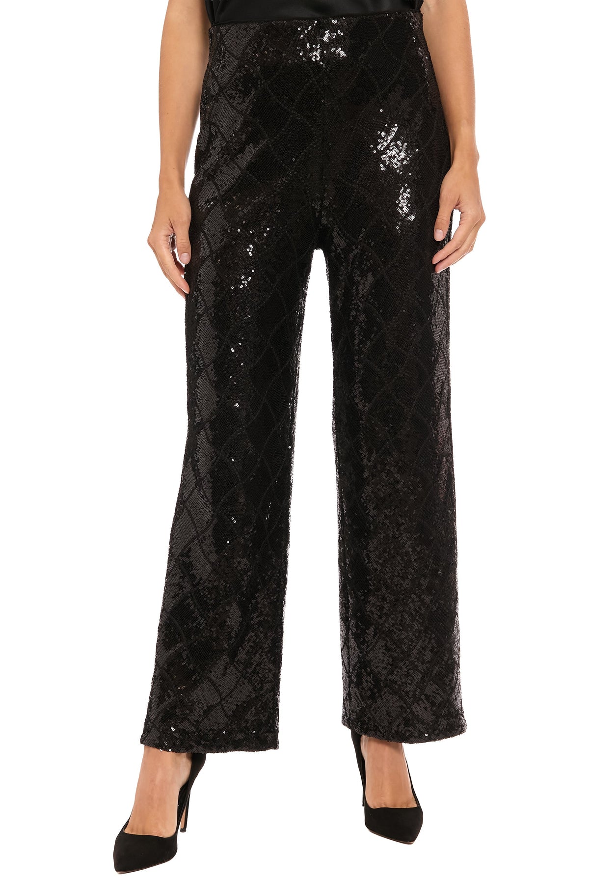Tribeca in Diamond Sequin Pants