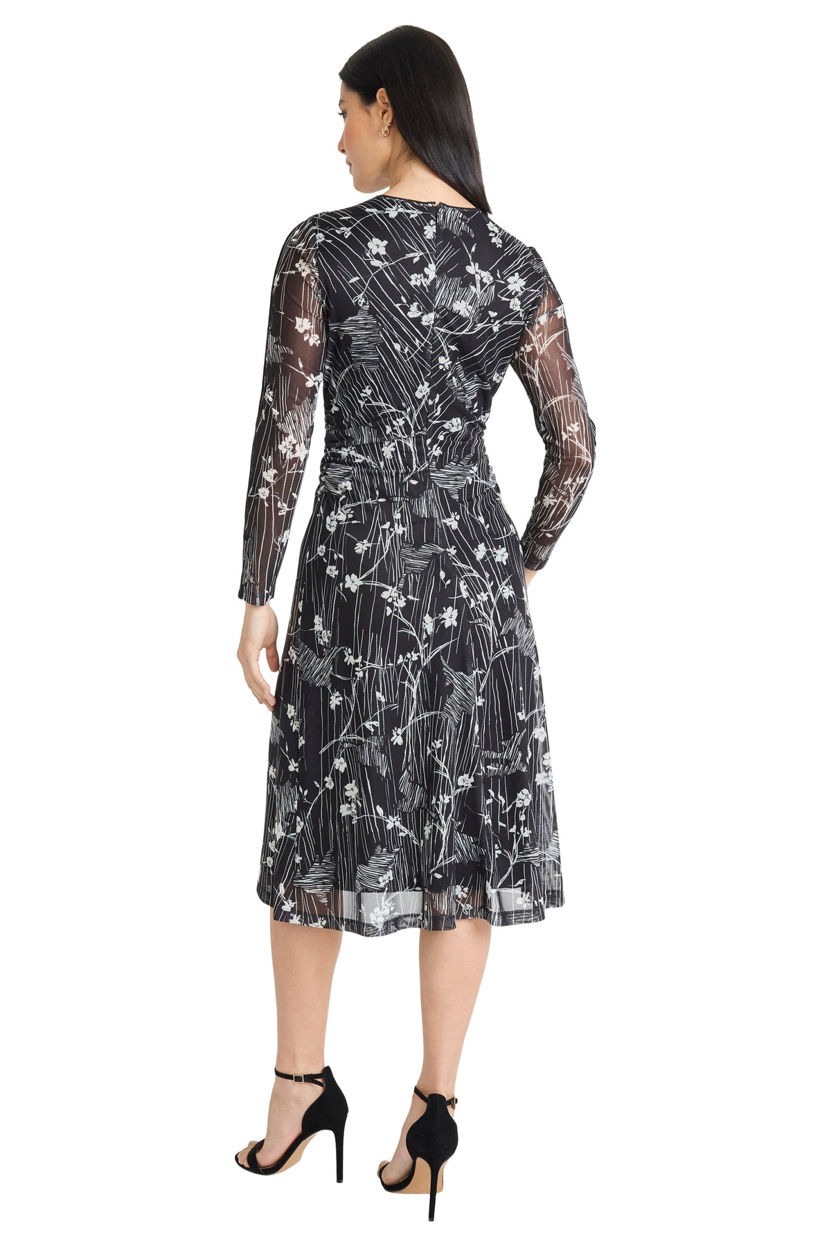 Leslie Fit & Flare in Wind Swept Forest