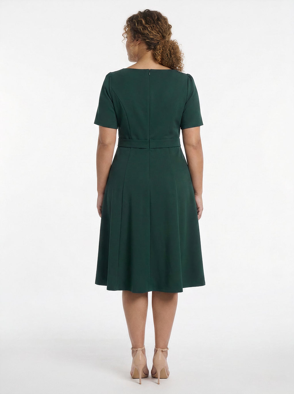 Quill Side Tab Dress with Buckle