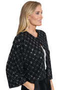 Murray Embellished Mesh Topper Blazer