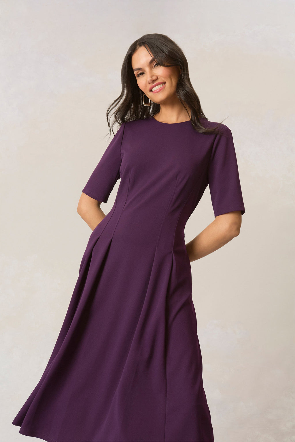 Tresa Below the Knee A-Line Dress