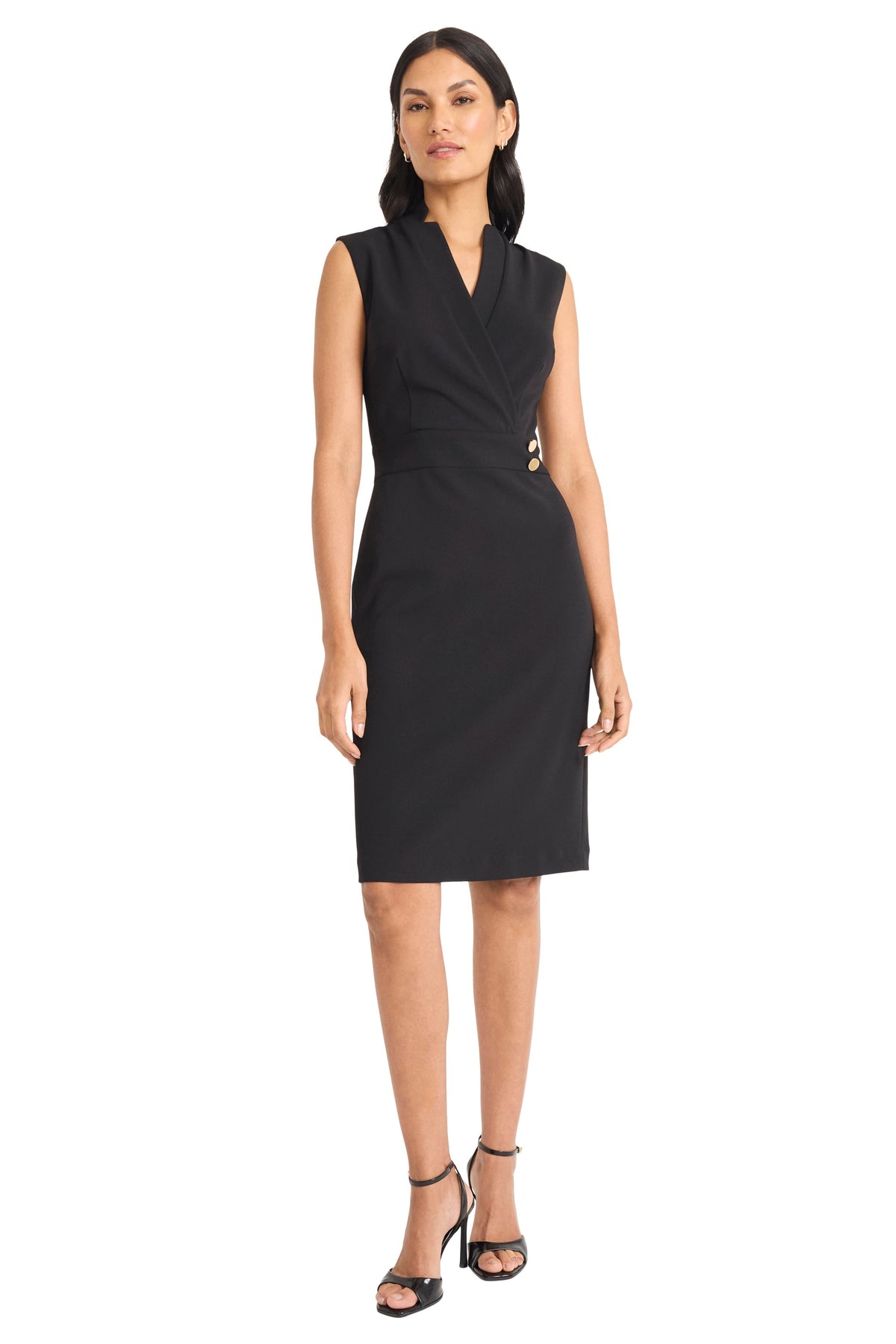 Sabine Sleeveless Tuxedo Dress - FINAL SALE