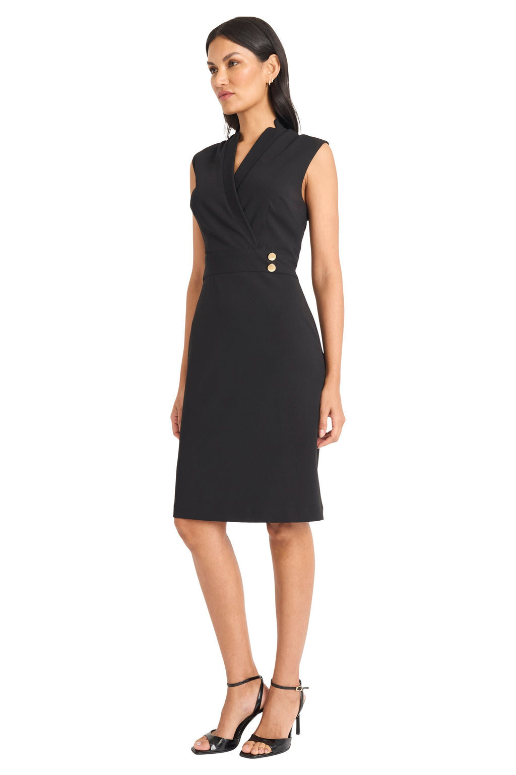 Sabine Sleeveless Tuxedo Dress - FINAL SALE