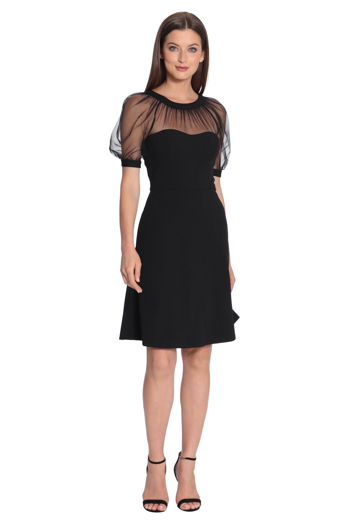 Lyra Illusion Fit & Flare in Black