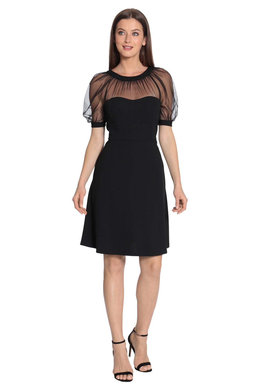Lyra Illusion Fit & Flare in Black