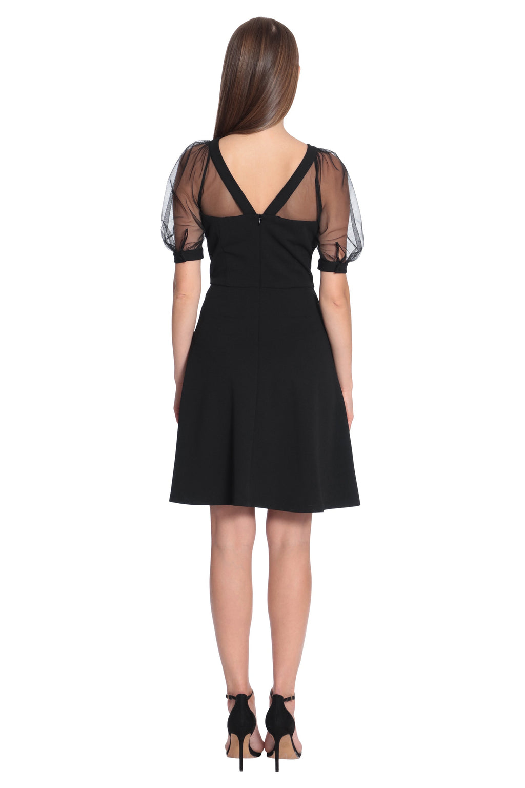Lyra Illusion Fit & Flare in Black