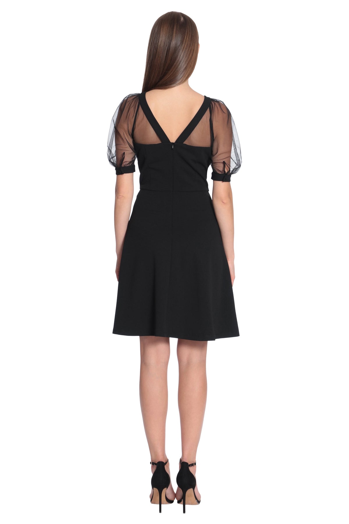 Lyra Illusion Fit & Flare in Black