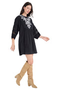Michael Tunic Dress with Embroidered Yoke - FINAL SALE