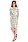 Rosaline 3/4 Sleeve Dress in Stretch Jersey