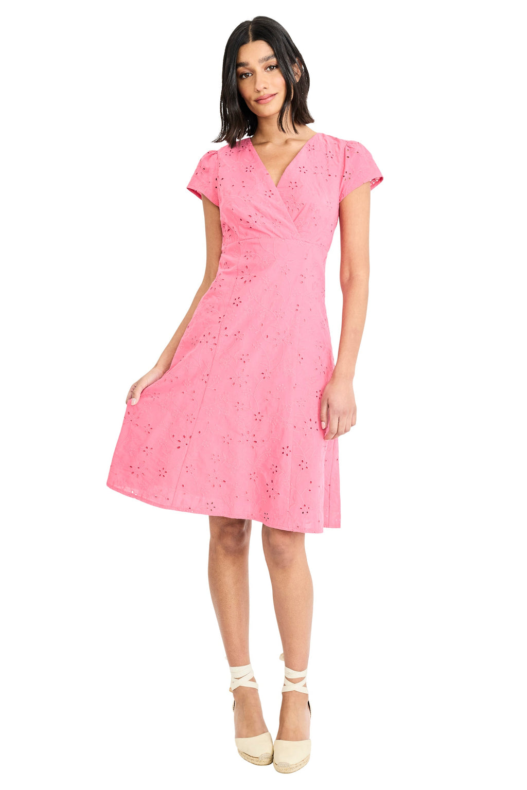 Zariah in Cotton Embroidered Brooklyn Eyelet - FINAL SALE