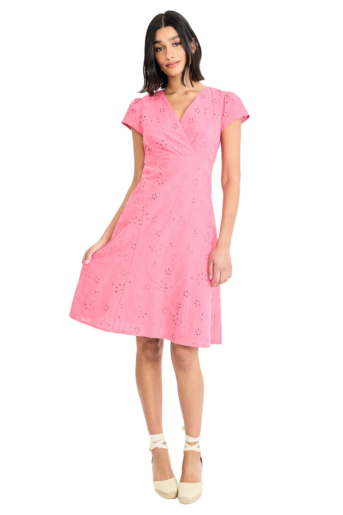 Zariah in Cotton Embroidered Brooklyn Eyelet - FINAL SALE