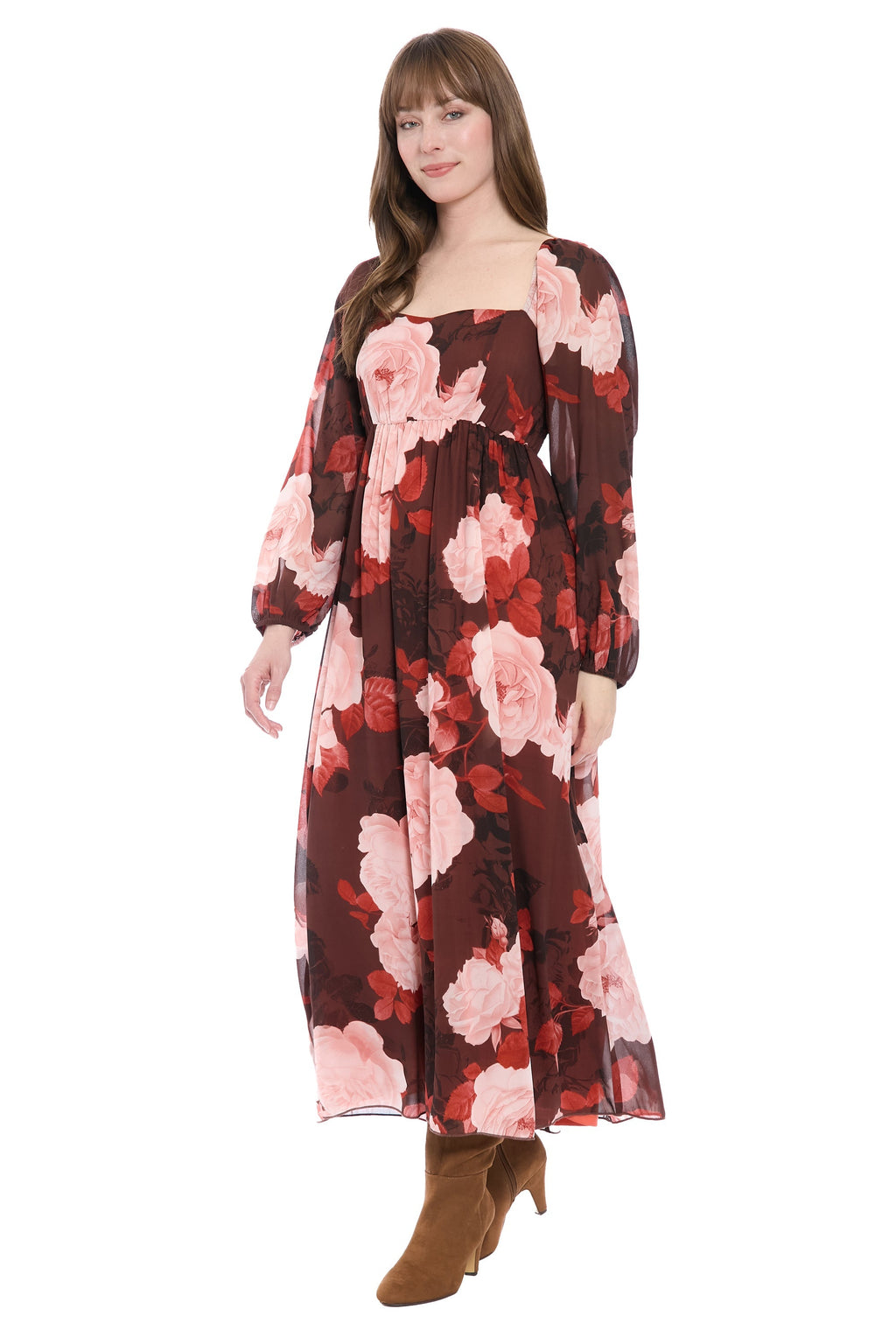 Trudie Maxi Babydoll Dress