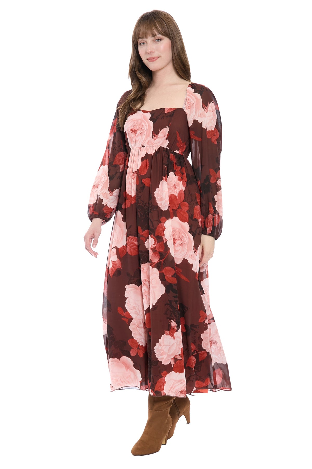 Trudie Maxi Babydoll Dress