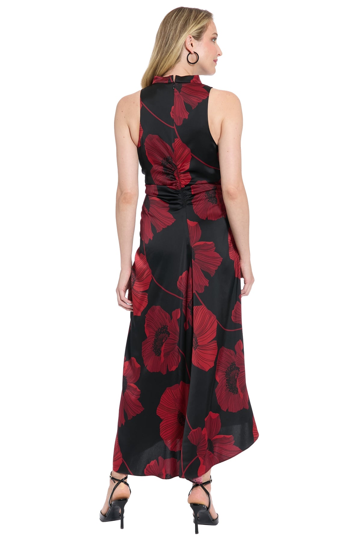 Lisbeth Mock Neck Halter in Charmeuse - FINAL SALE
