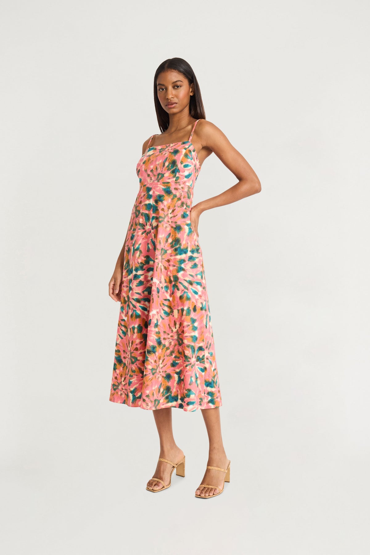 Lionel Cotton Spaghetti Strap Midi - FINAL SALE
