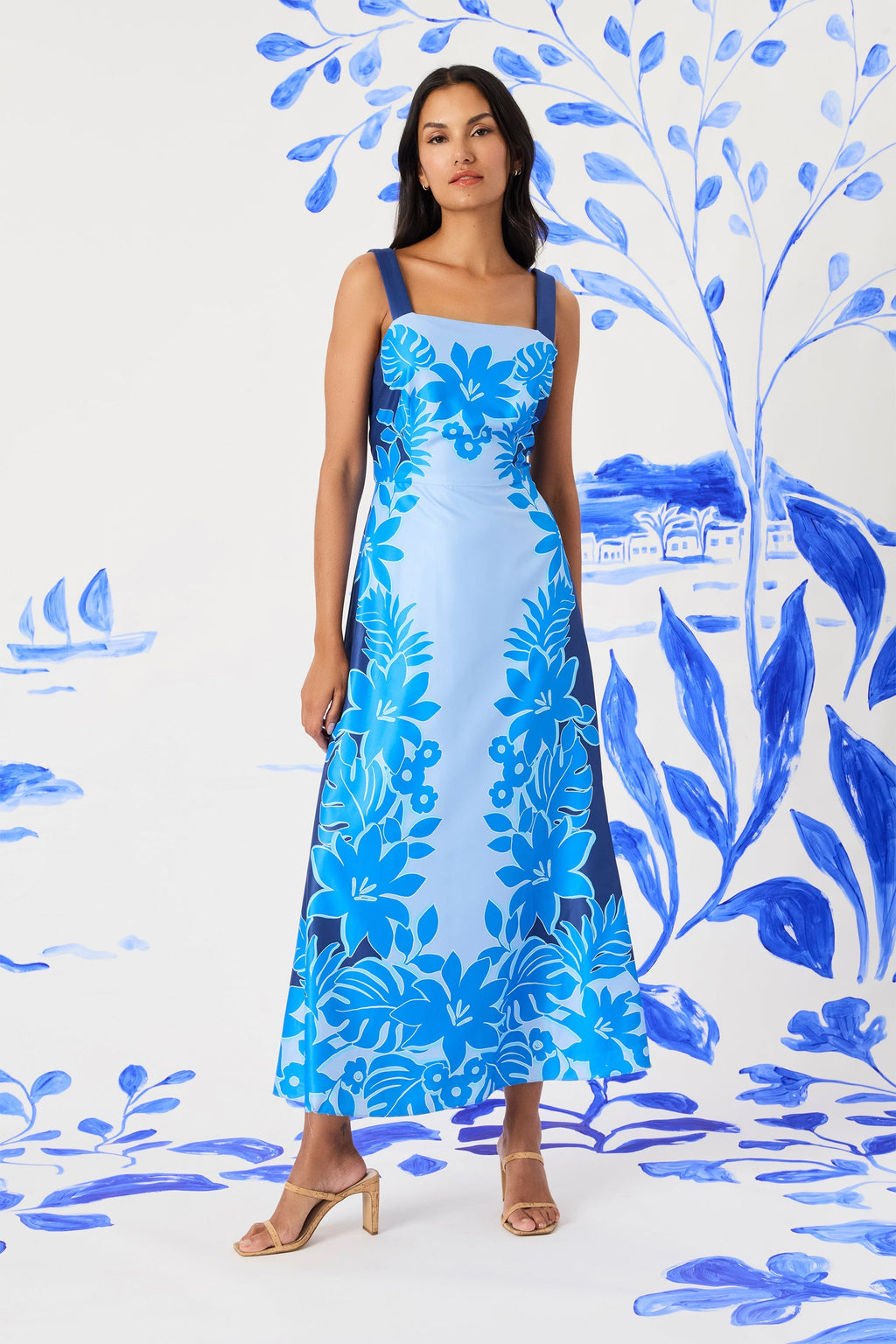 Montana Curve in Printed Twill - FINAL SALE