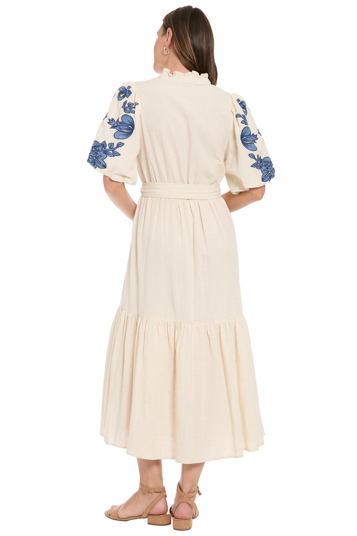 Mackenzie Embroidered Cotton Maxi - FINAL SALE