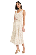 Porsha Linen Sleeveless Tie Sash Midi - FINAL SALE
