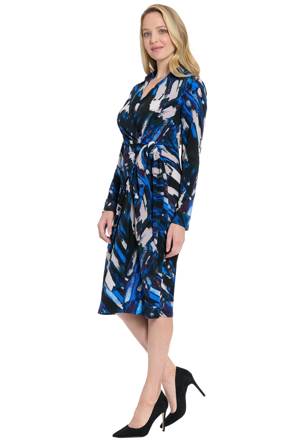 Rhea Criss-Cross Collared Midi - FINAL SALE