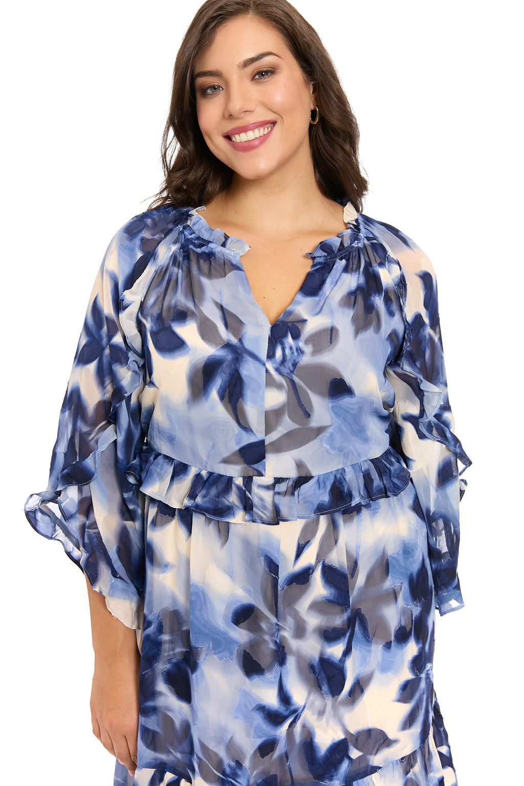 Vilma Floral Tiered Babydoll Dress - FINAL SALE