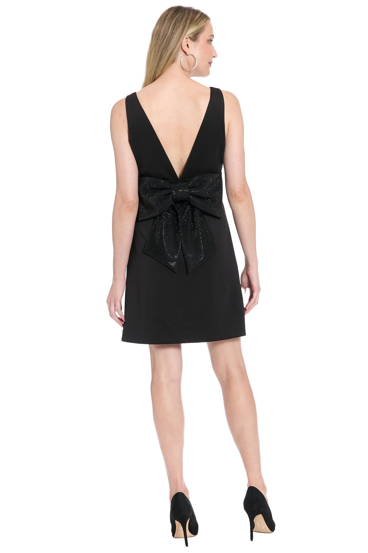 Nicoletta Sleeveless Mini Dress with Structured Bow