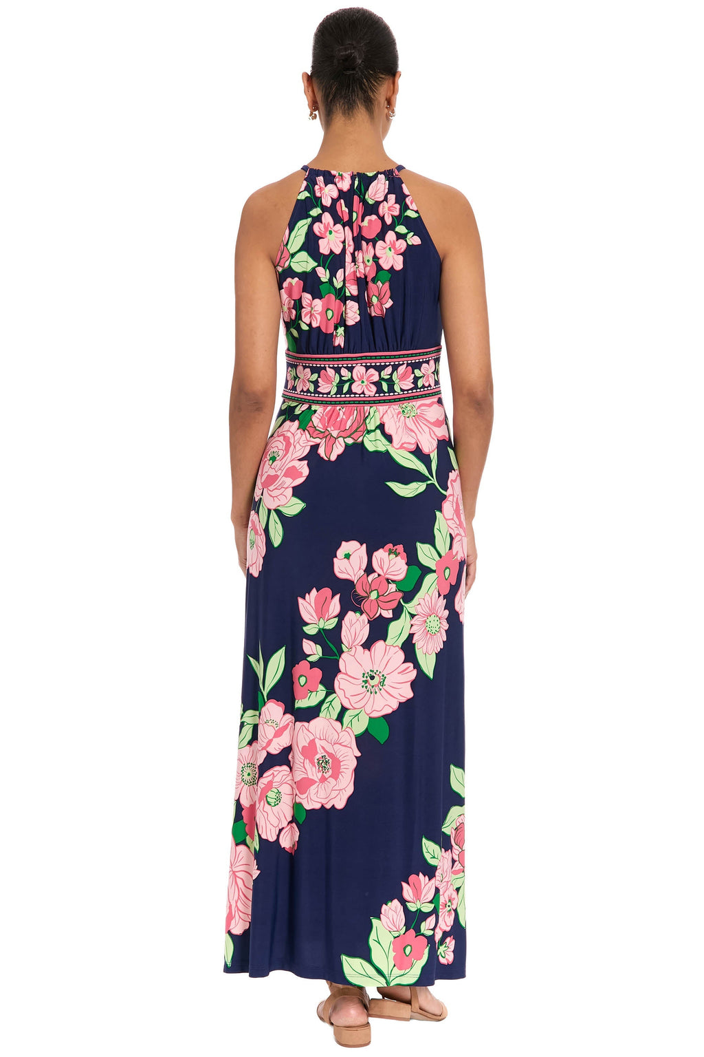 Morris Maxi in Diagonal Roses