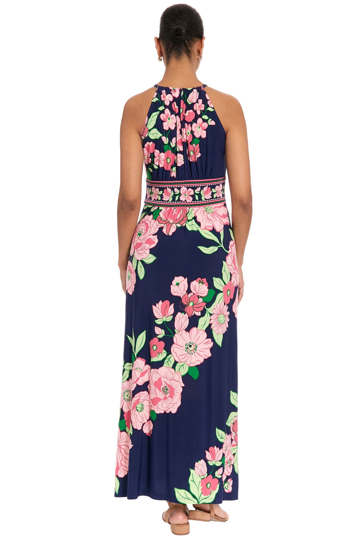 Morris Maxi in Diagonal Roses