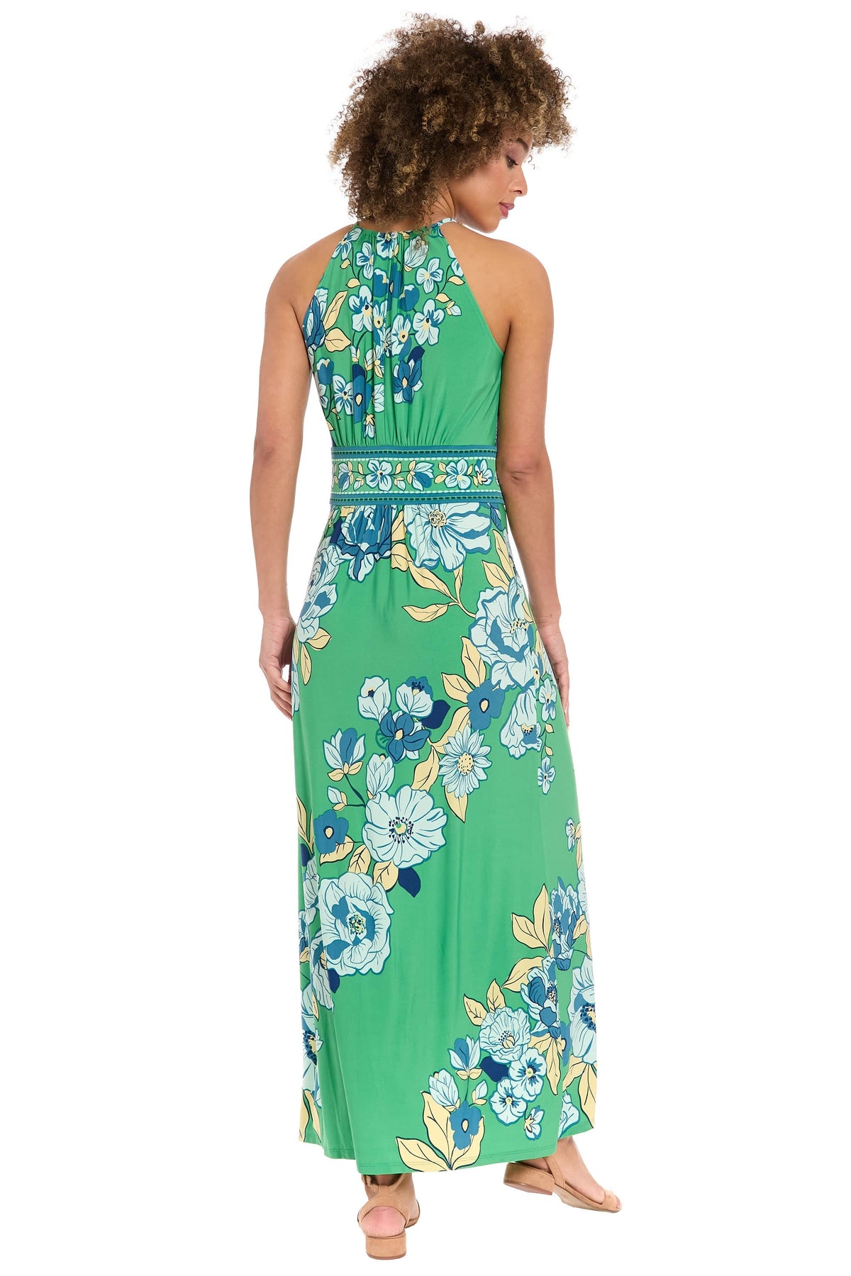 Morris Maxi in Diagonal Roses