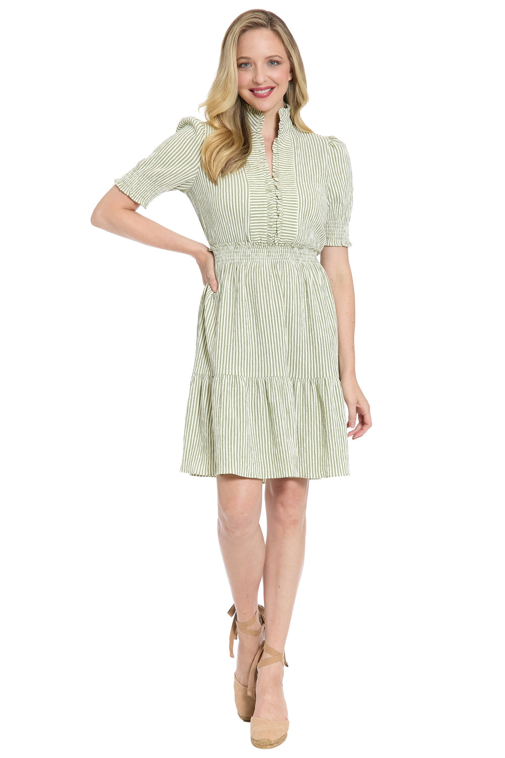 Nevis Petite Puff Sleeve Dress