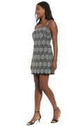 Ynes Embroidered Square Neck Mini
