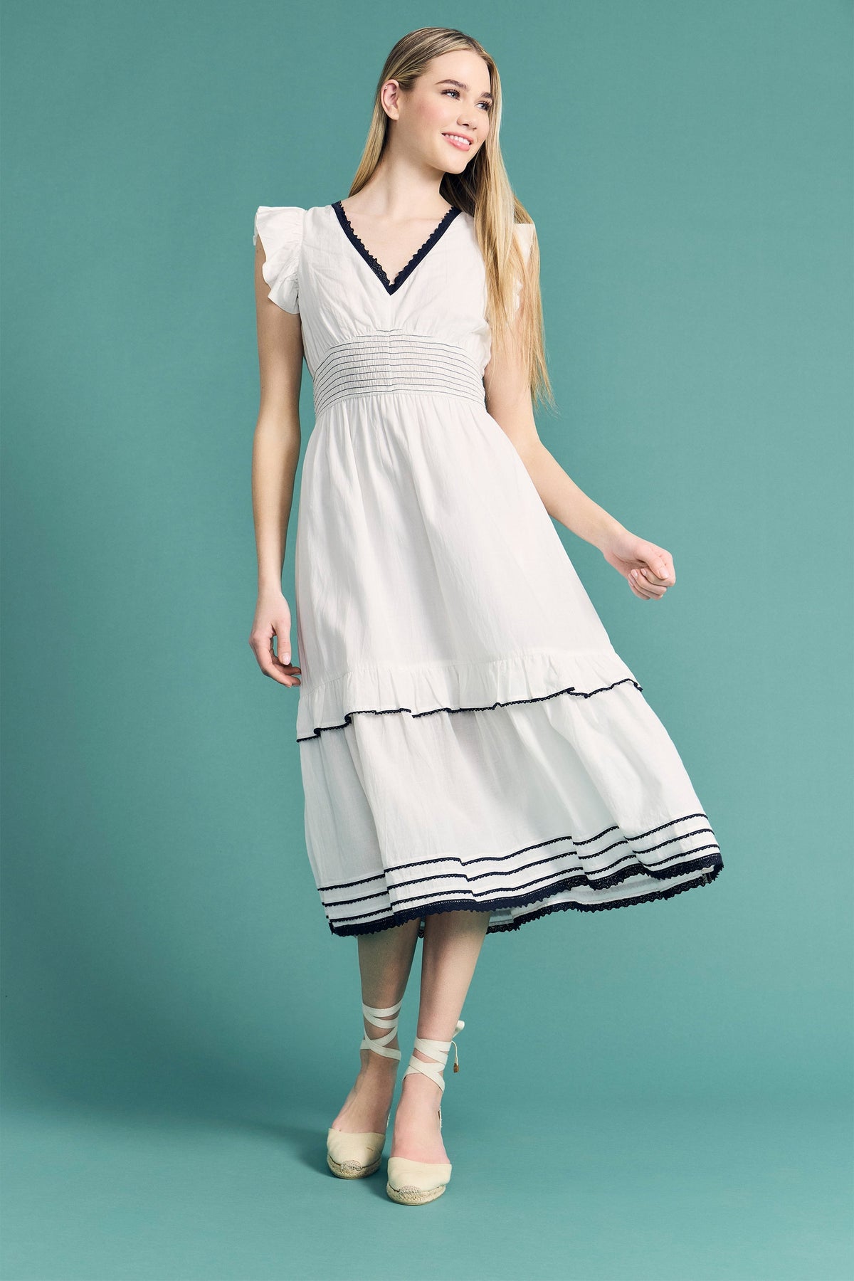 Lissy Cotton Smocked Babydoll - FINAL SALE