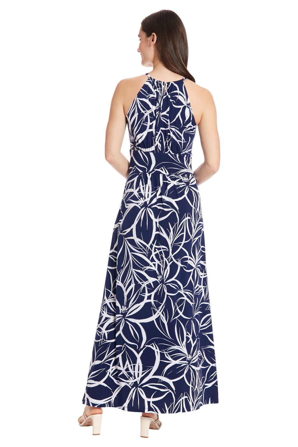 Simone Curve in Floral Scribble - FINAL SALE