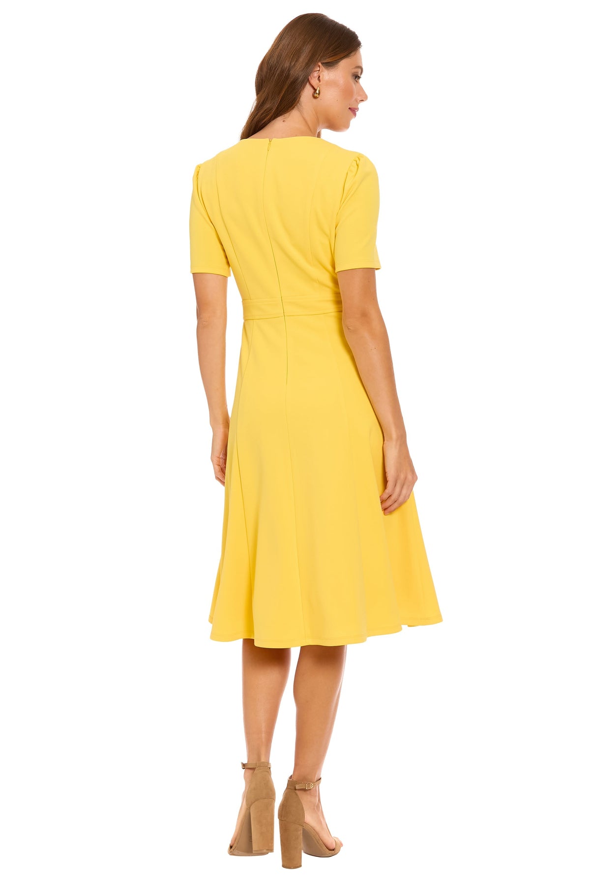 Quill Petite V-Neck Side Tab Dress in Classic - FINAL SALE
