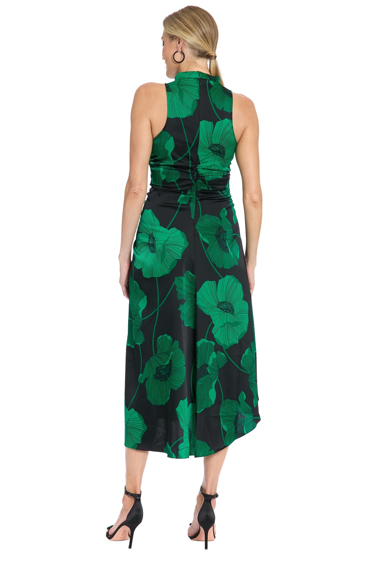 Lisbeth Mock Neck Halter in Charmeuse - FINAL SALE
