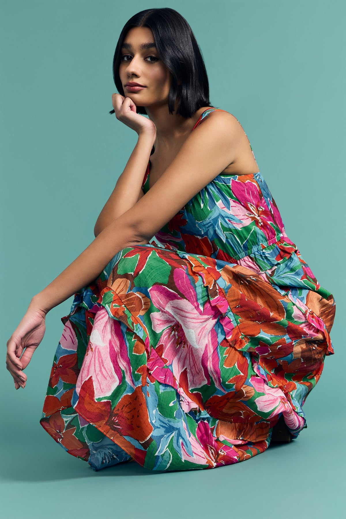 Martha Tiered Ruffle Midi - FINAL SALE